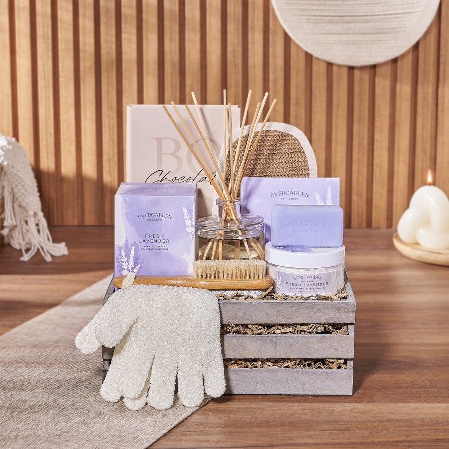 Radiant & Lavish Spa Gift Set - Spa gift basket - Philadelphia delivery