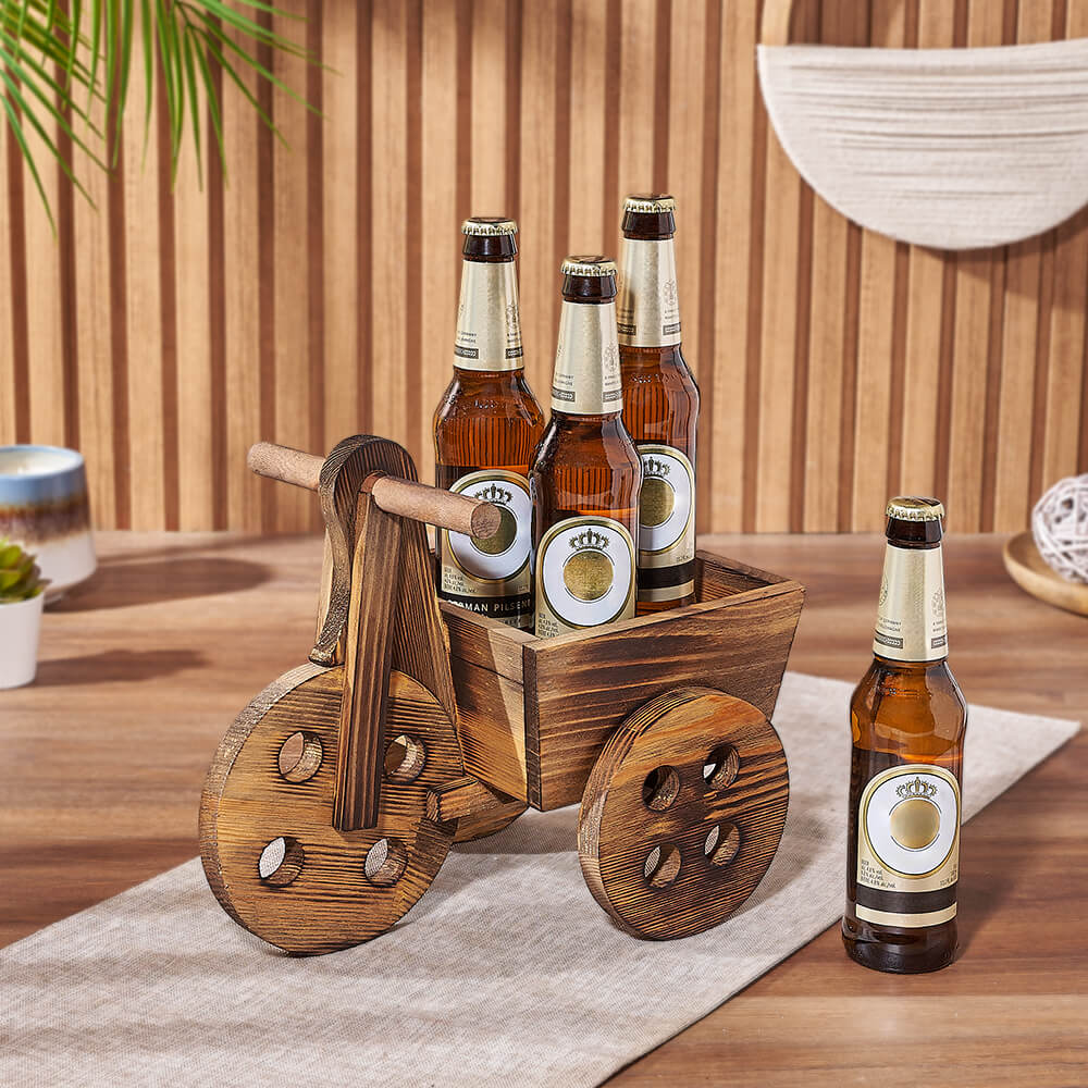 Beer Gift Cart Set – how the gift is presented