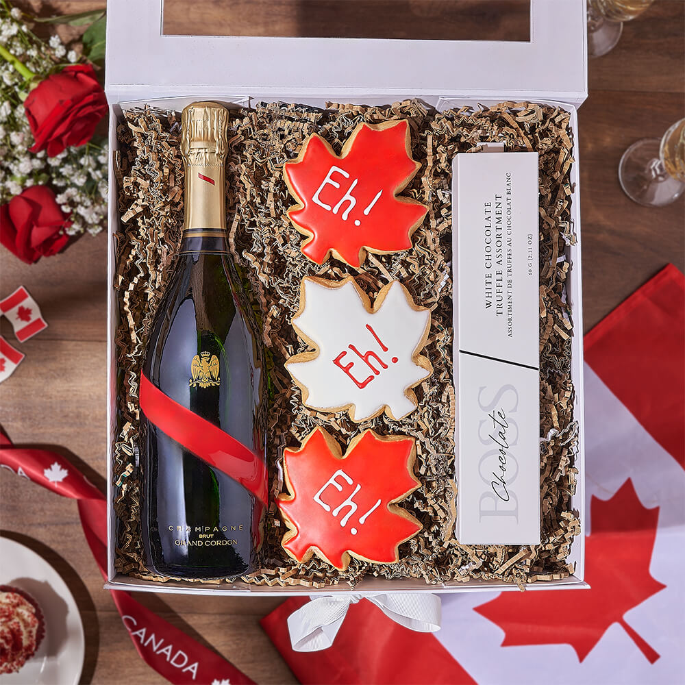 Sparkling Wine Folding Box Gift – how the gift is presented