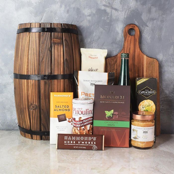 Kosher New Year Snack Basket – how the gift is presented