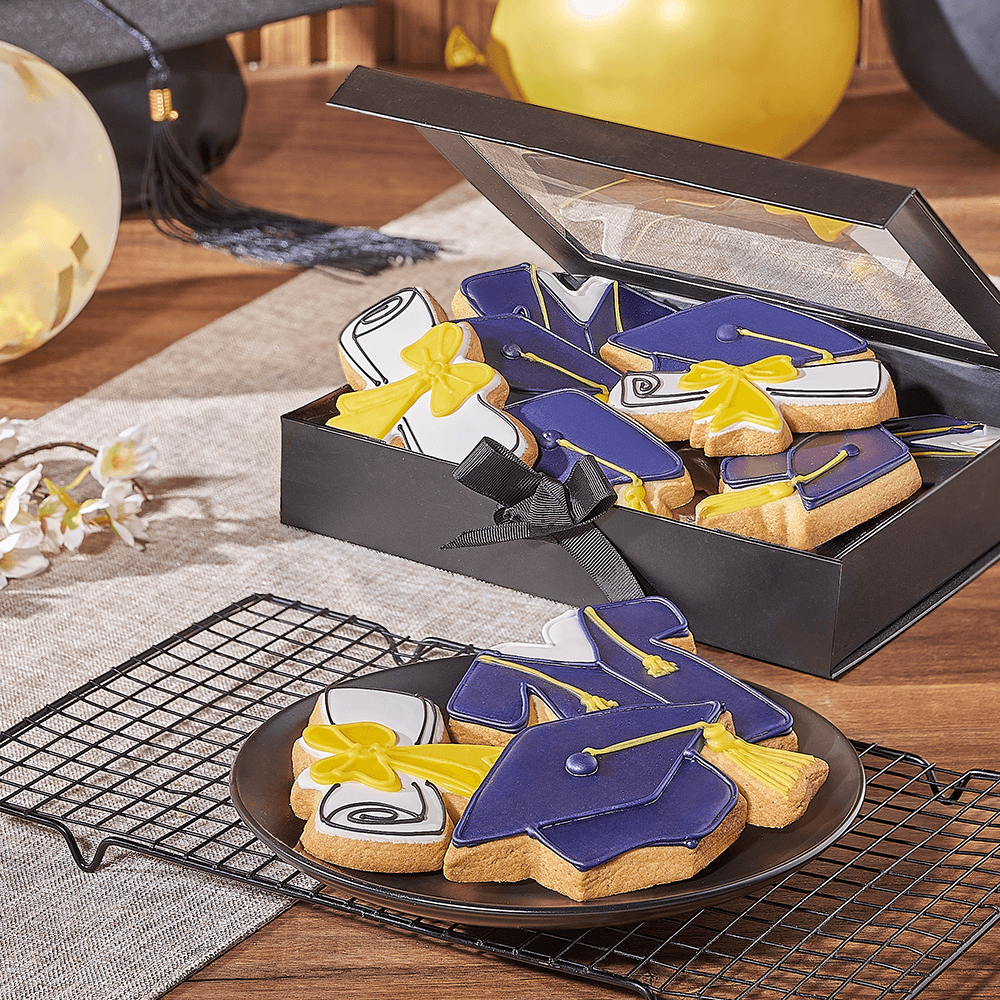 Graduation Cookie Collection – how the gift is presented
