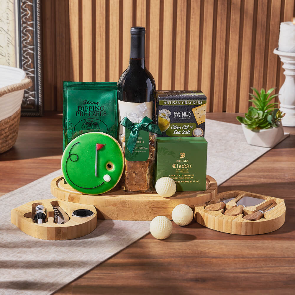 Artisan Wine and Snack Gift – how the gift is presented