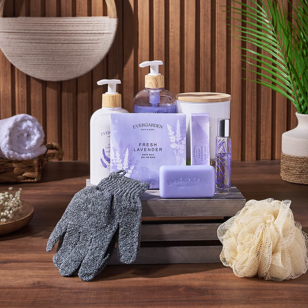 Spa Relaxation Gift Crate – how the gift is presented