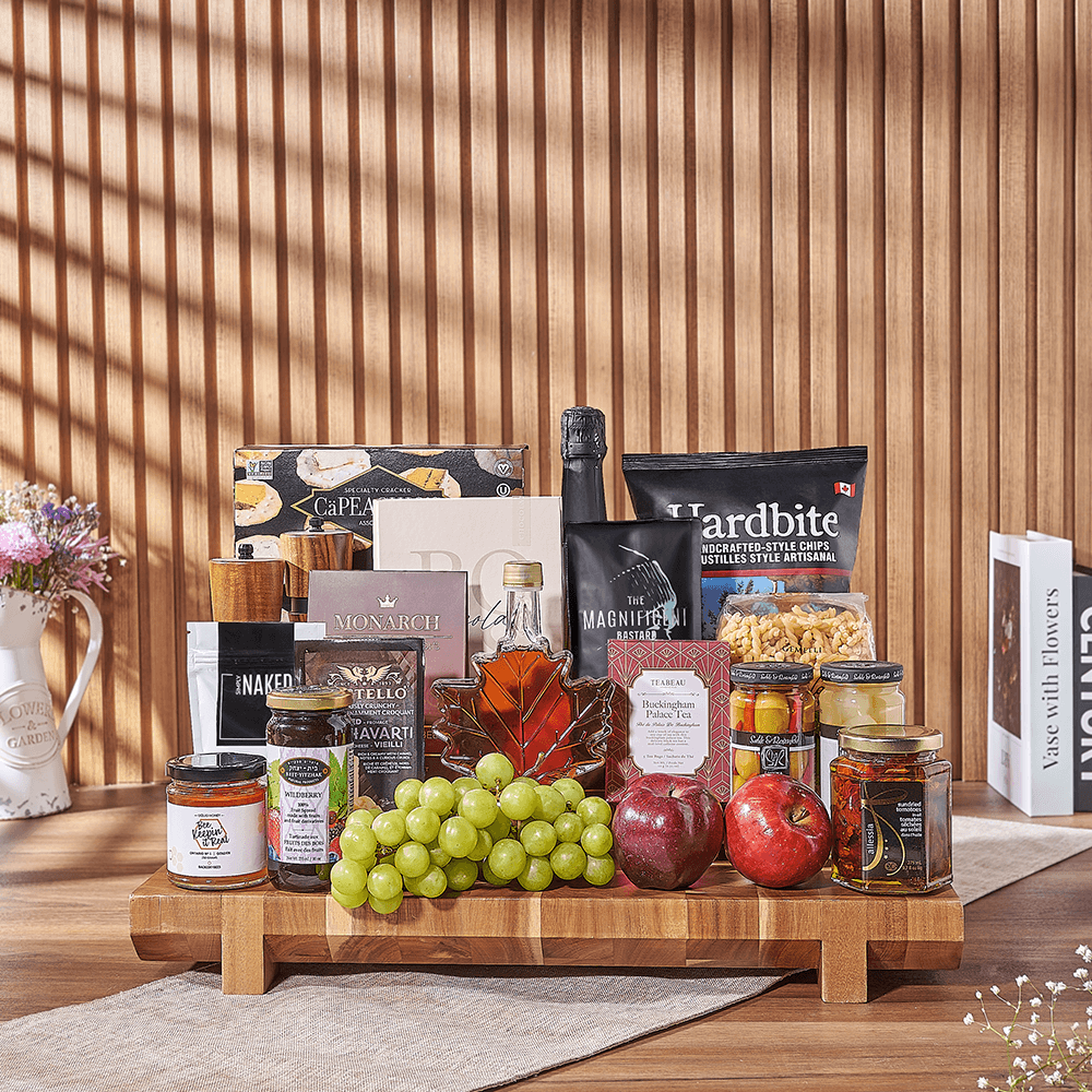 Kosher Sparkling Wine Gift Basket, Philadelphia – how the gift is presented