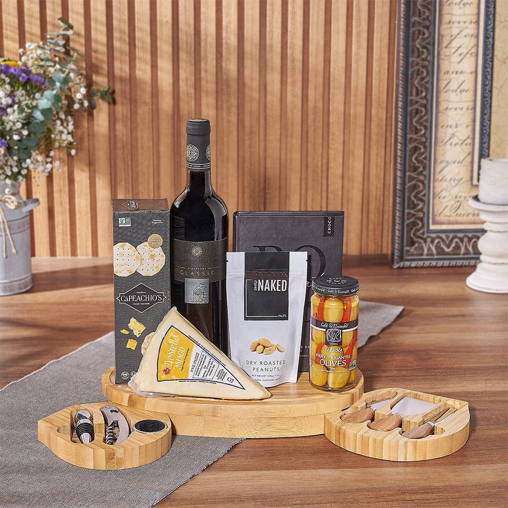 Kosher Wine &amp; Cheese Party Crate
Philadelphia Baskets- Philadelphia Delivery