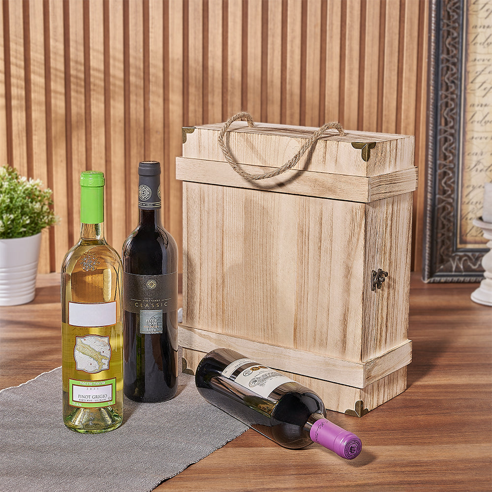 Kosher Wine Collection Box – how the gift is presented