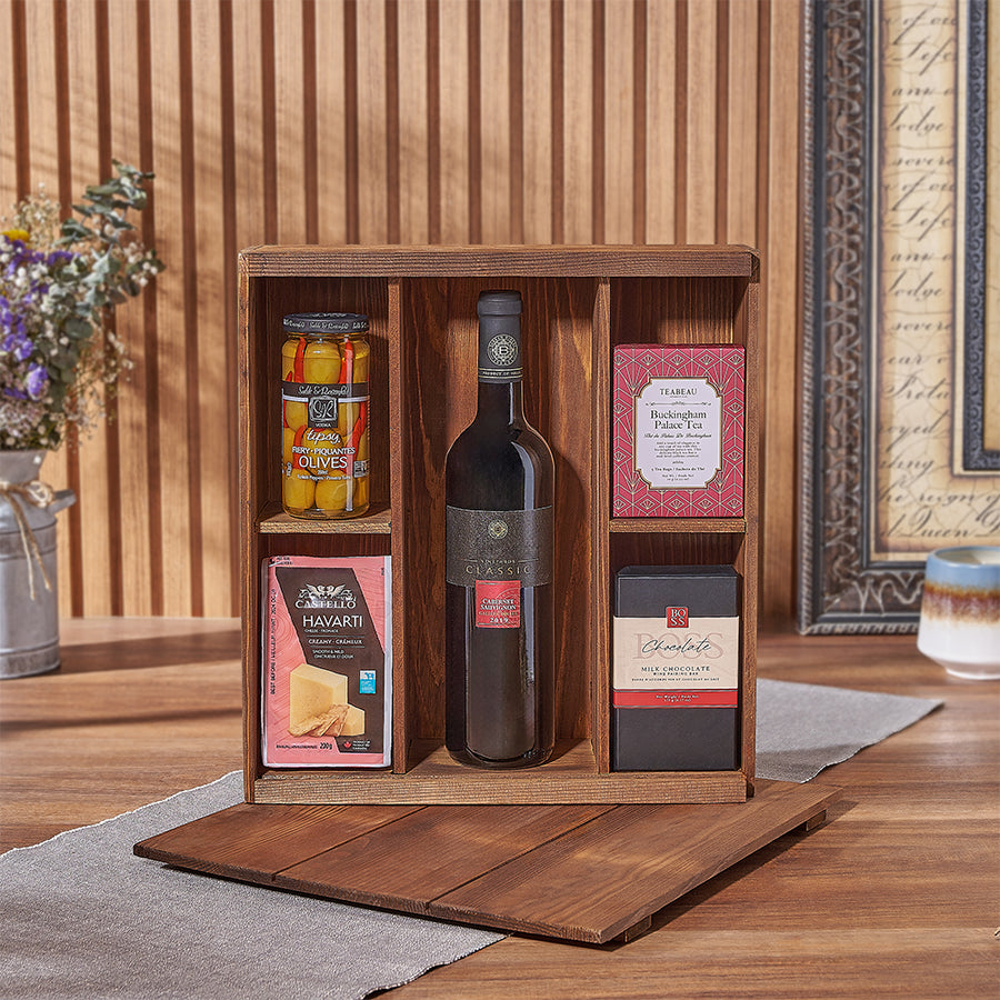 Experience luxury with the Deluxe Kosher Wine Box, Philadelphia basket - Philadelphia delivery