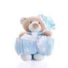 Blue Hugging Blanket Bear from Philadelphia Baskets - Philadelphia Delivery