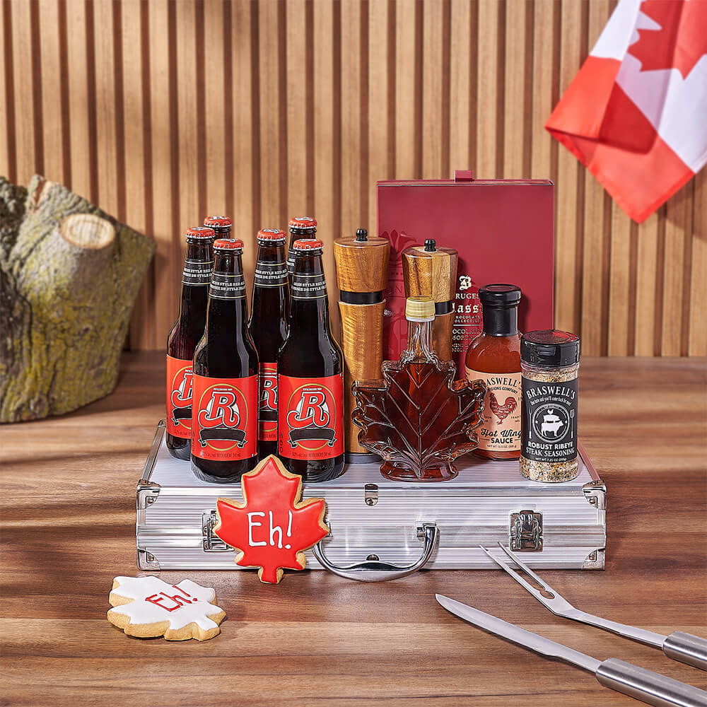 Canada Day Beer &amp; Grill Gift Set, beer gift, beer, grill gift, grill, canada day gift, canada day, Philadelphia delivery