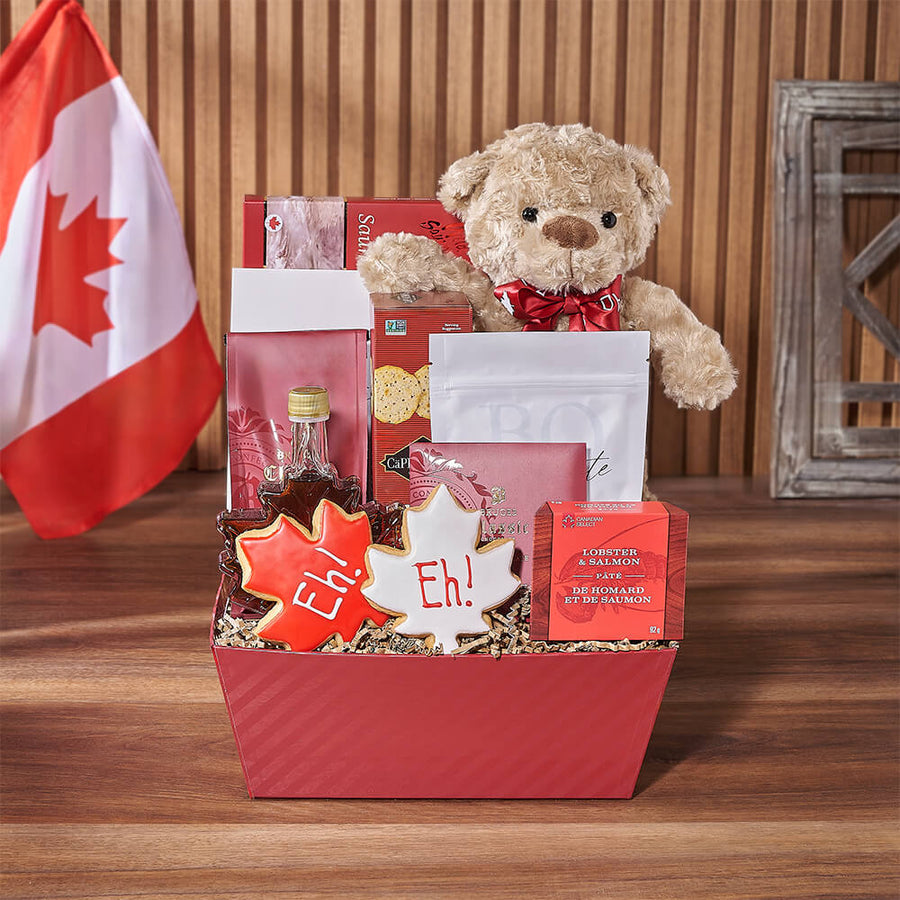 Canada Day Seafood & Snack Gift - Philadelphia Baskets - Philadelphia Delivery