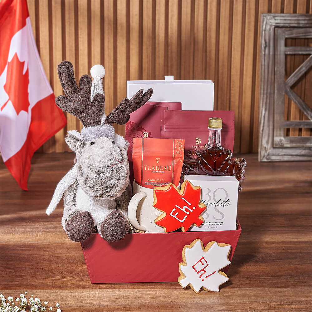 Canada Day Tea &amp; Treat Gift - Philadelphia Baskets - Philadelphia Delivery