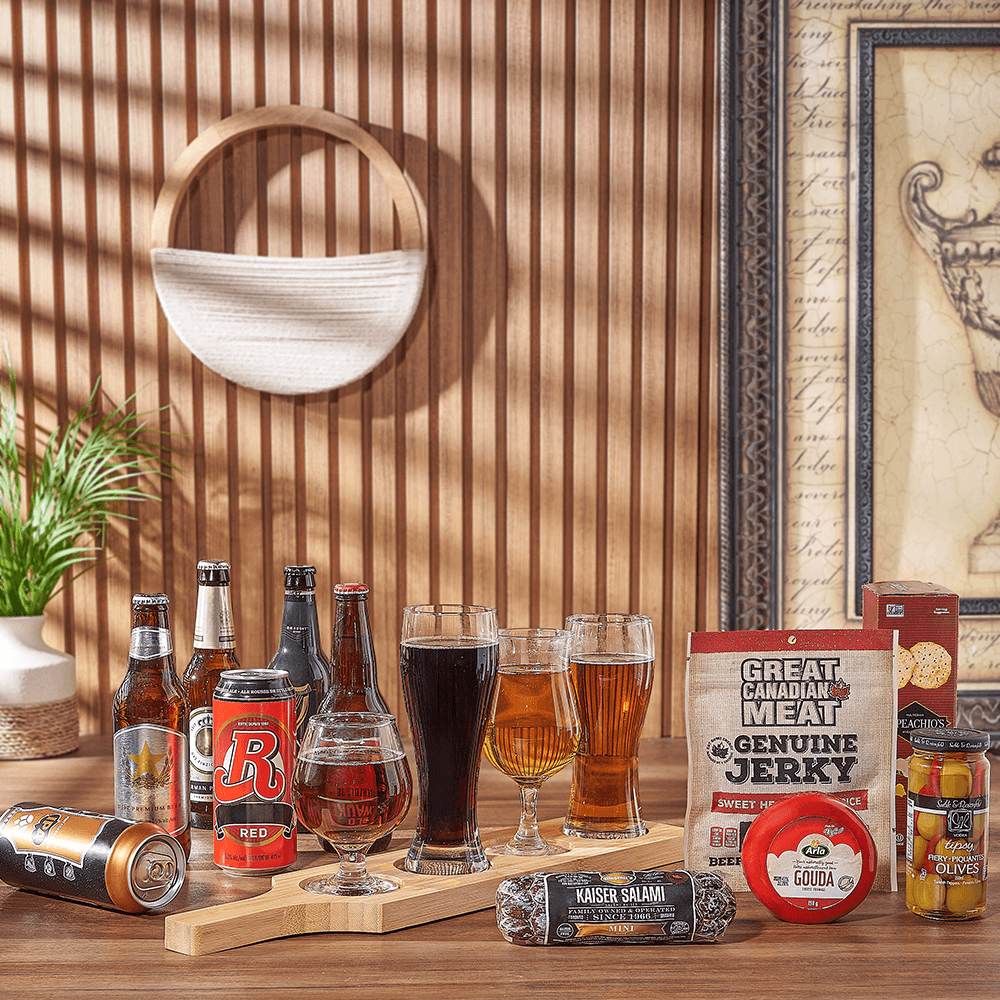 Charcuterie & Beer Flight Gift, beer gift, beer, charcuterie gift, charcuterie, beer flight gift, beer flight, Philadelphia delivery