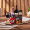 Cheese & Salami Gift Set with Wine from Philadelphia Baskets - Wine Gift Basket - Philadelphia Delivery.