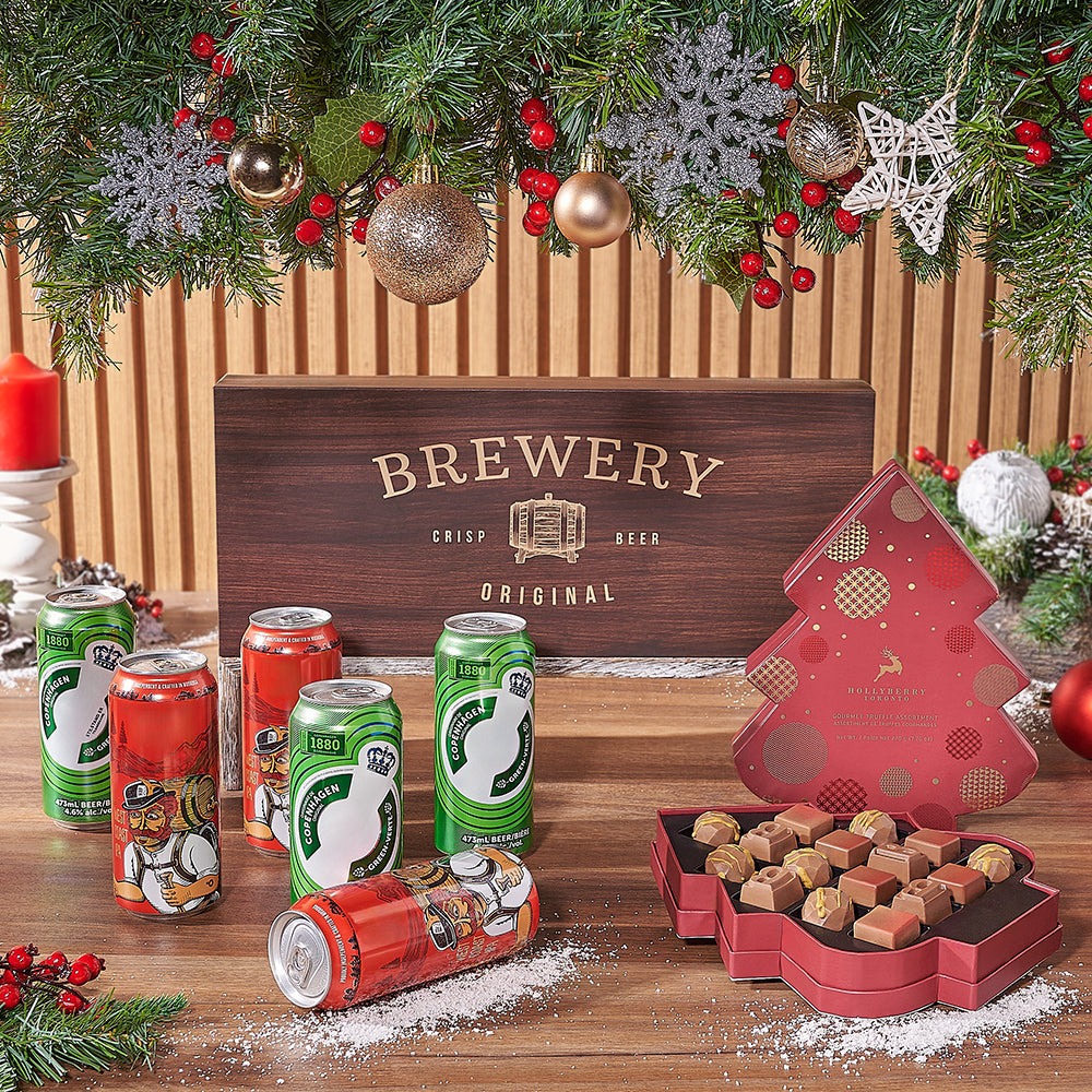Christmas Cheer &amp; Beer Gift Set, christmas gift, christmas, beer gift, beer, craft beer gift, craft beer, Philadelphia  delivery