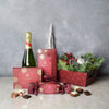 Christmas Joy Champagne Set from Philadelphia Baskets - Champagne Gift Basket - Philadelphia Delivery.