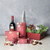 Christmas Morning Wine Gift Set from Philadelphia Baskets - Wine Gift Basket - Philadelphia Delivery.