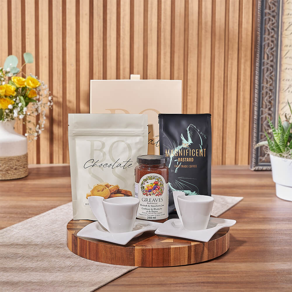 Coffee &amp; Chocolate Delight Gift Set from Philadelphia Baskets - Gourmet Gift Basket - Philadelphia Delivery