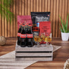 Coke & Snacks Liquor Gift Crate from Philadelphia Baskets - Liquor Gift Set - Philadelphia Delivery.