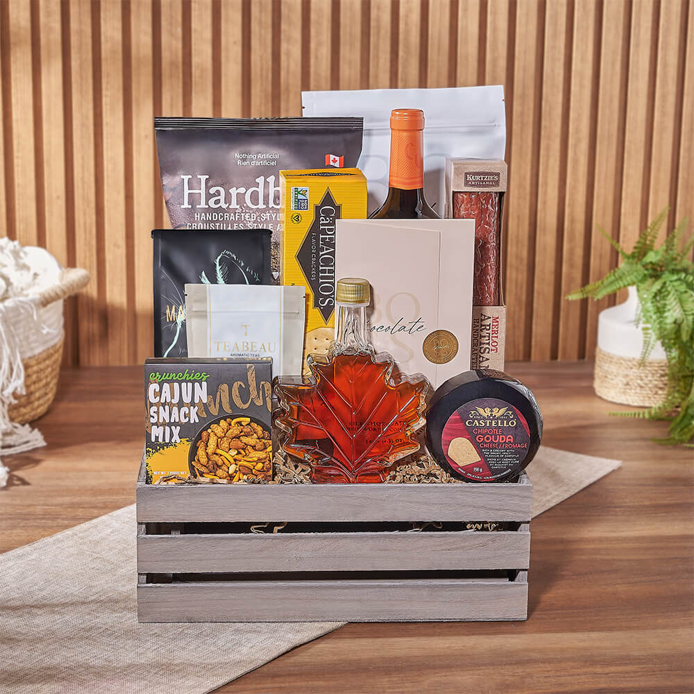 Crunch &amp; Flavor Gourmet Feast from Philadelphia Baskets - Gourmet Gift Basket - Philadelphia Delivery.