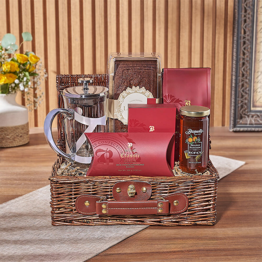 Danforth Coffee & Sweets Basket from Philadelphia Baskets - Gourmet Gift Set - Philadelphia Delivery.