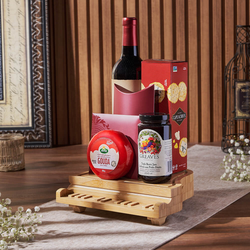Deluxe Grand Piano & Wine Gift Basket from Philadelphia Baskets - Wine Gift Set - Philadelphia Delivery