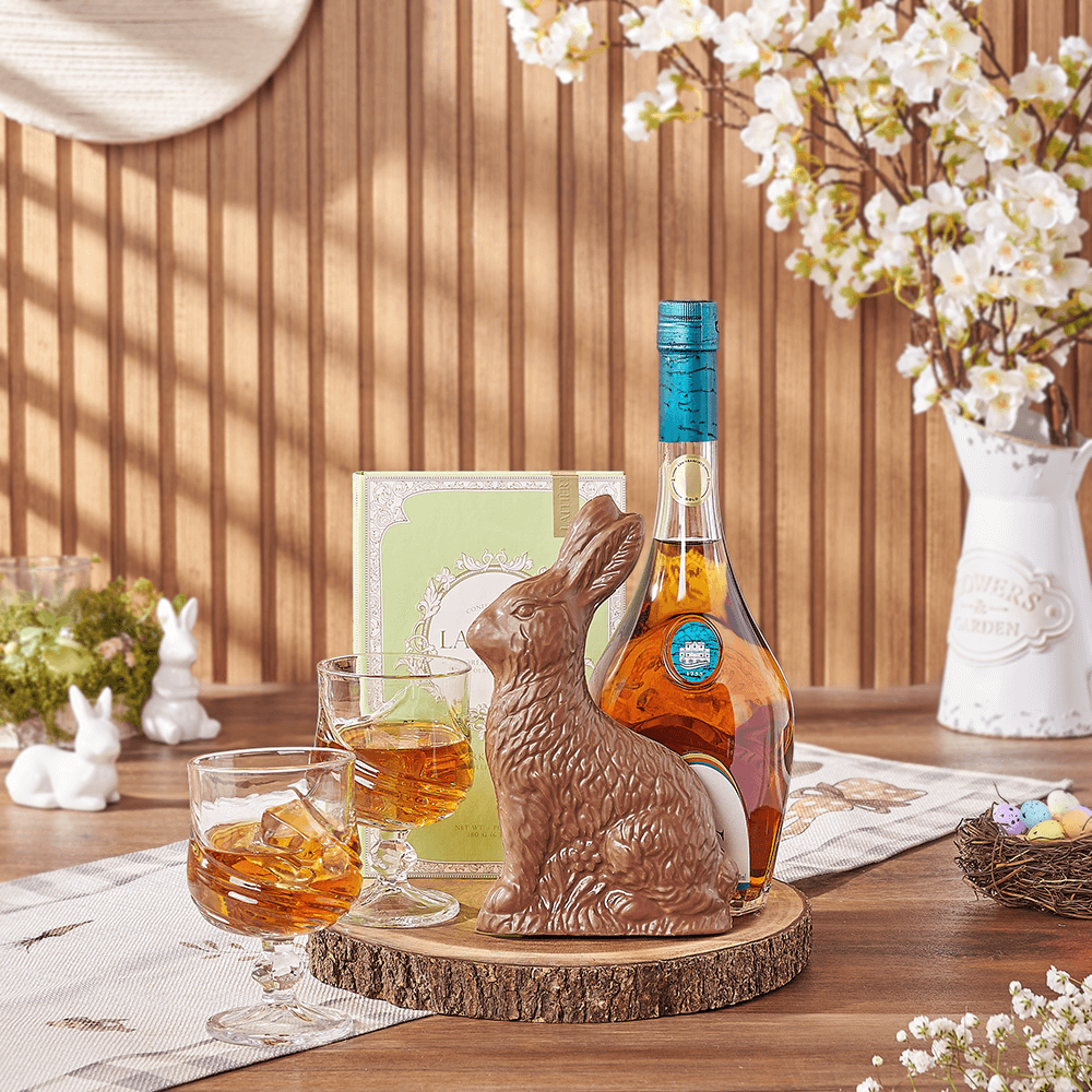 Easter Spirits & Chocolate Gift, easter gift, easter, liquor gift, liquor, chocolate gift, chocolate, Philadelphia delivery