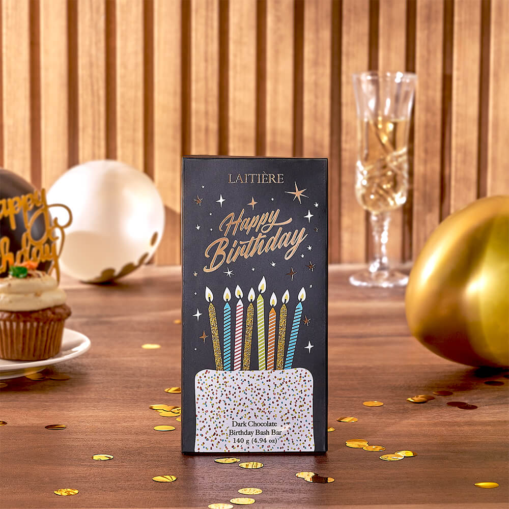 Liquor and Chocolate Birthday Set – how the gift is presented