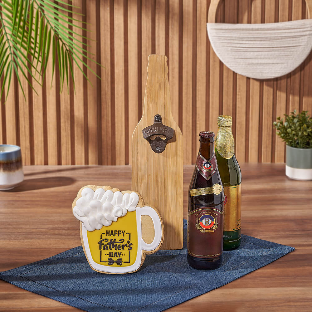 Father's Day Beer Gift with Opener – how the gift is presented