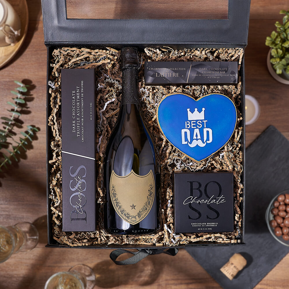 Father's Day Sparkling Wine Delight – how the gift is presented
