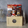 Festive Liquor Crate from Philadelphia Baskets - Liquor Gift Set - Philadelphia Delivery.