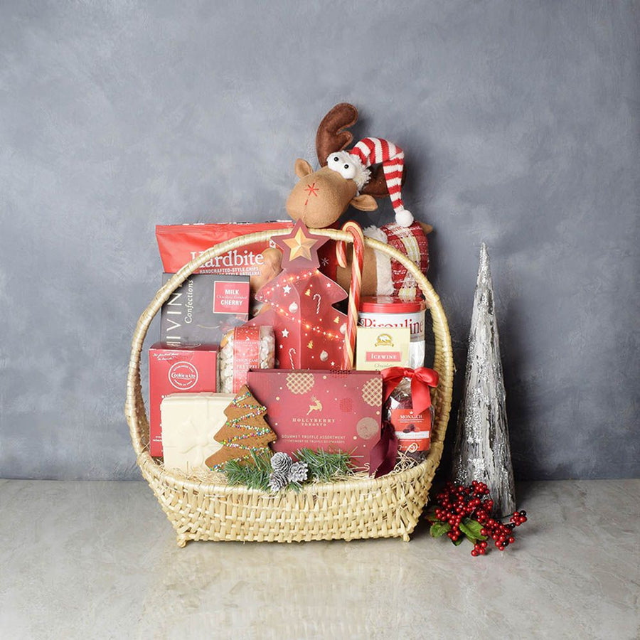 Gourmet Christmas Reindeer Set from Philadelphia Baskets - Gourmet Gift Basket - Philadelphia Delivery.