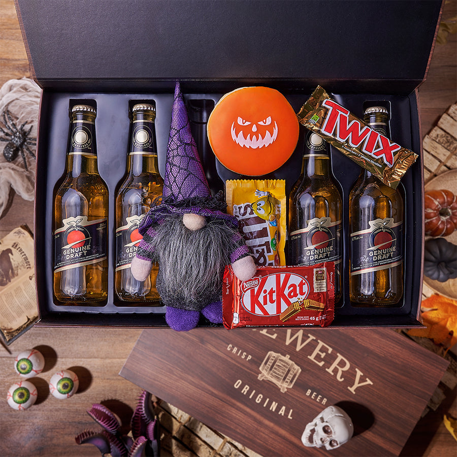 Halloween Candy & Beer Gift, candy gift, candy, beer gift, beer, halloween gift, halloween, Philadelphia delivery