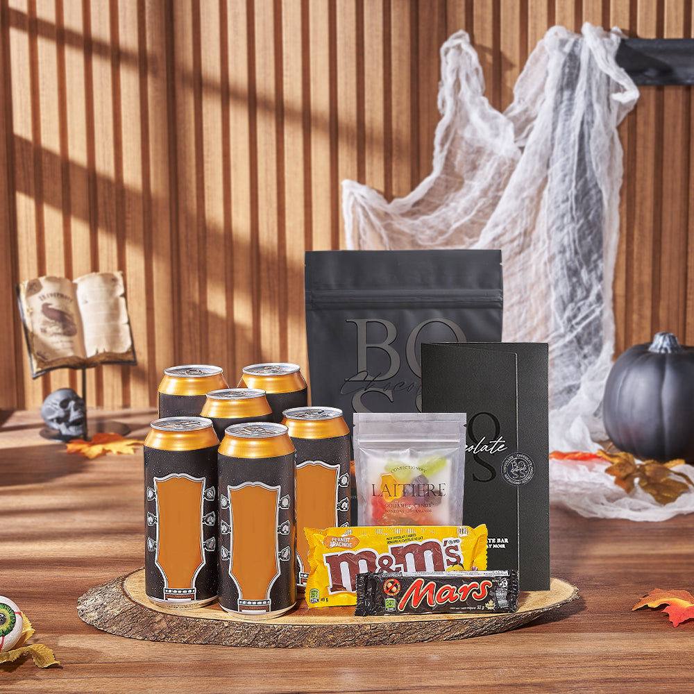 Halloween Popcorn &amp; Craft Beer Gift, craft beer gift, craft beer, beer gift, beer, halloween gift, halloween, Philadelphia delivery