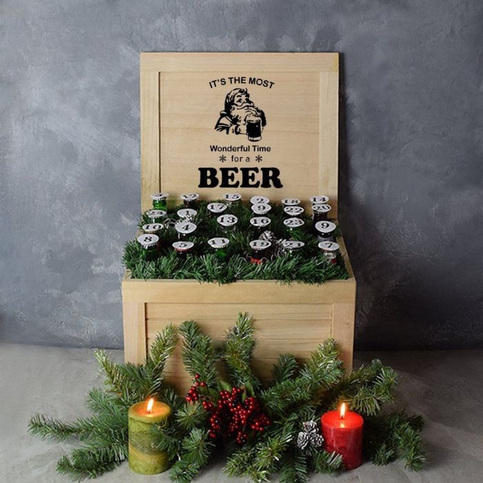 Holiday Beer Gift Crate from Philadelphia Baskets - Philadelphia Delivery