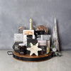 Holiday Bubbly & Snowflake Snack Gift Set from Philadelphia Baskets - Philadelphia Delivery