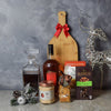 Holiday Liquor Decanter & Treats Basket from Philadelphia Baskets - Philadelphia Delivery