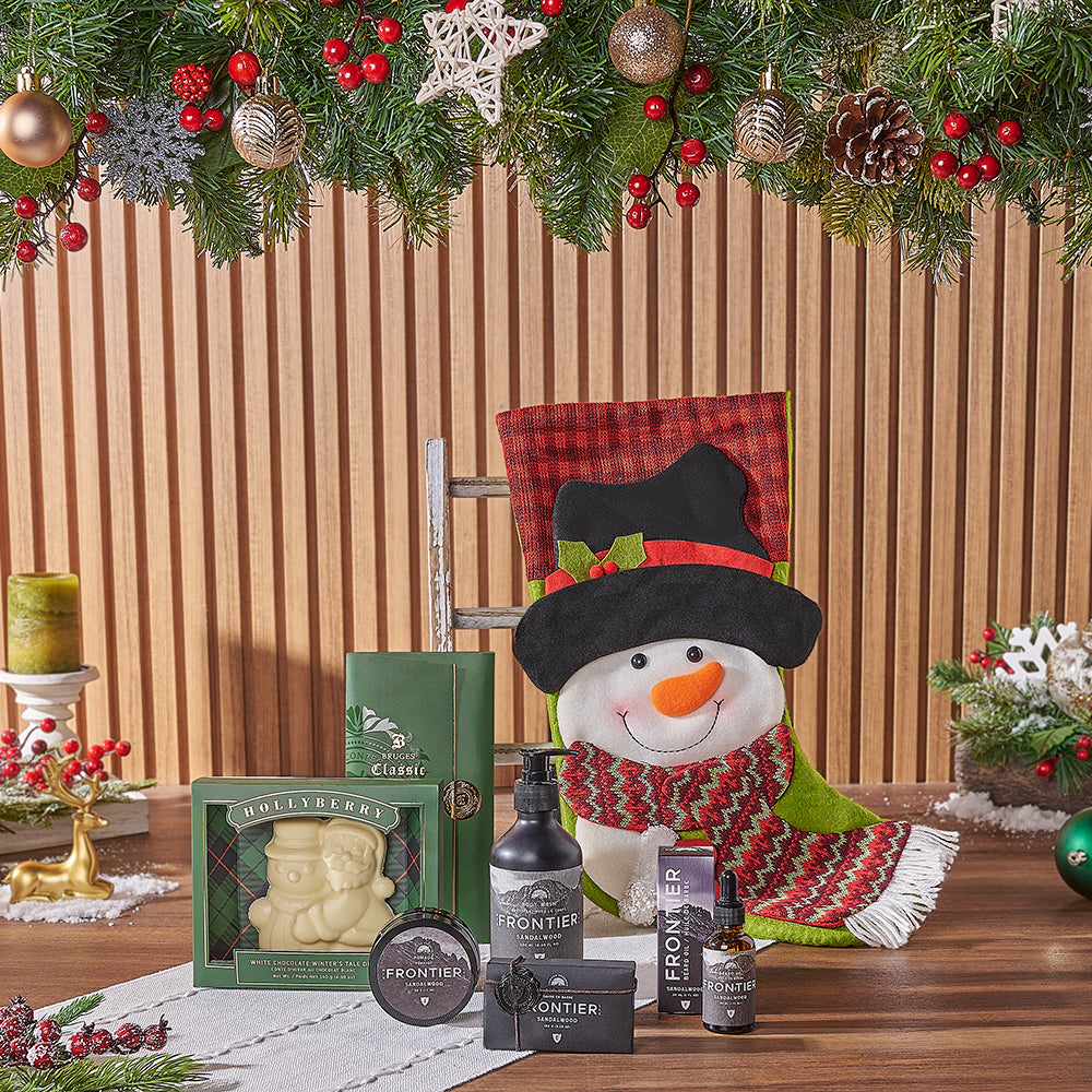 Holiday Men’s Spa Stocking, Philadelphia – how the gift is presented