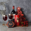 Holiday Wine & Cheese Gift Basket from Philadelphia Baskets - Philadelphia Delivery