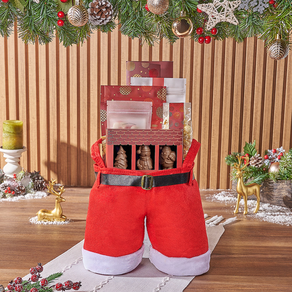 Santa Pants Treats Gift – how the gift is presented