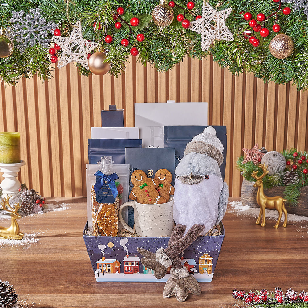Holiday Chocolate and Candy Assortment – how the gift is presented