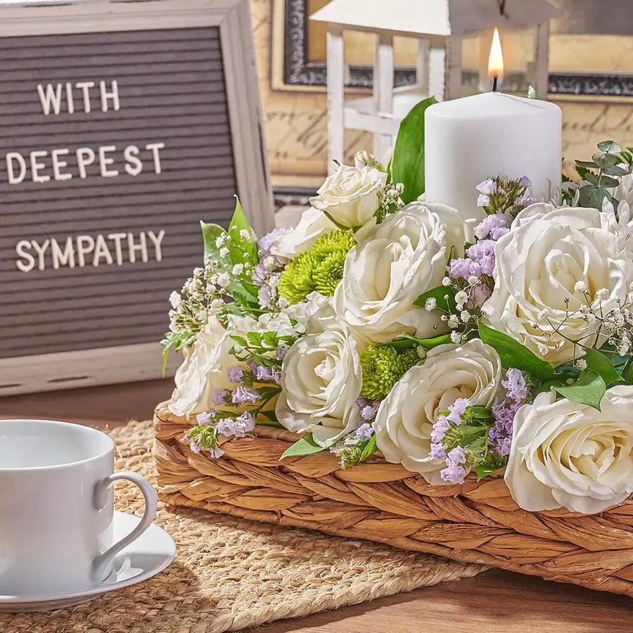Sympathy gift basket