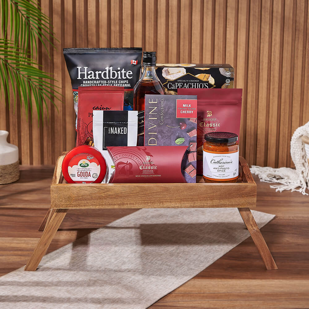 Liquor &amp; Refreshment Gift Tray –Philadelphia baskets – Philadelphia delivery