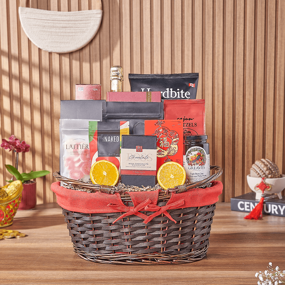 Luxe Chinese New Year Champagne Gift, champagne gift, champagne, sparkling wine gift, sparkling wine, chinese new year gift, chinese new year, lunar new year gift, lunar new year, Philadelphia delivery