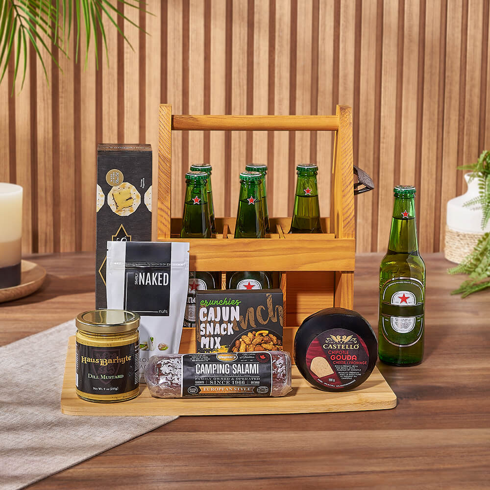 Meat, Cheese &amp; Beer Gift Set, beer gift, beer, charcuterie gift, charcuterie, Philadelphia Delivery