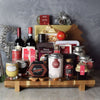 Opulent Christmas Wine & Chocolate Gift Basket from Philadelphia Baskets - Philadelphia Delivery