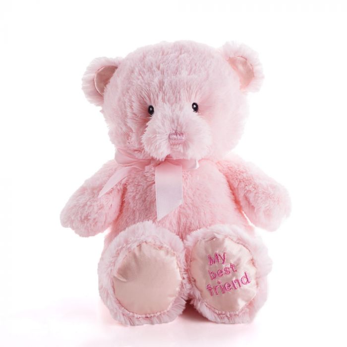 Pink Best Friend Baby Plush Bear from Philadelphia Baskets - Philadelphia Delivery