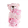 Pink Hugging Blanket Bear from Philadelphia Baskets - Philadelphia Delivery