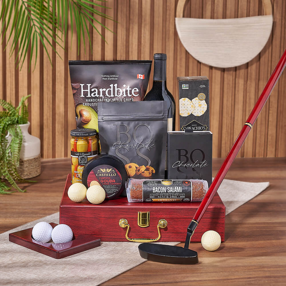 Putting &amp; Wine Gift Set, wine gift, wine, charcuterie gift, charcuterie, Philadelphia Delivery