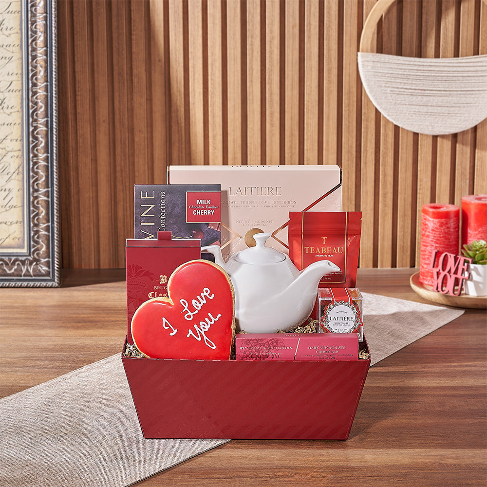 Valentine's Day Chocolate Truffles Gift – how the gift is presented