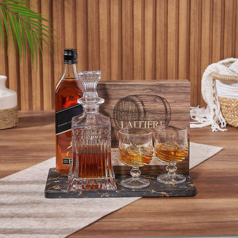 Richmond Hill Liquor &amp; Chocolate Gift Basket, liquor gift, liquor, decanter gift, decanter, chocolate gift, chocolate, Philadelphia Delivery